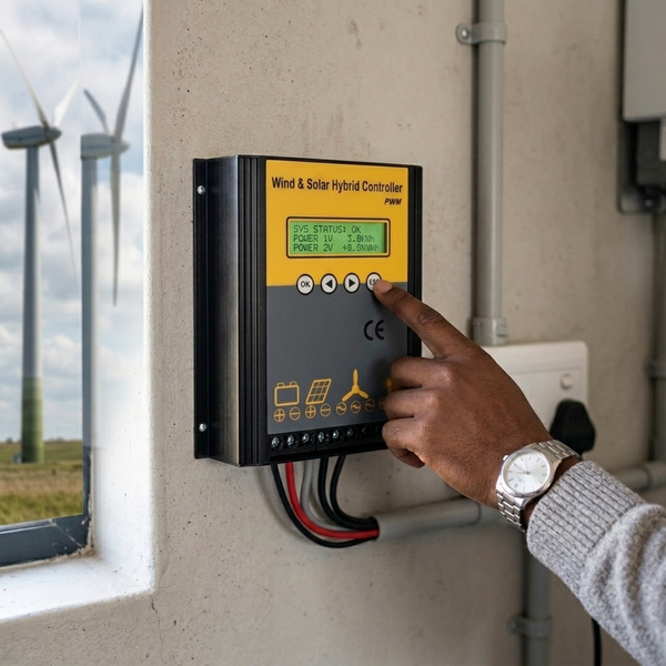 48V 400W Wind Turbine with Hybrid Wind & Solar Controller