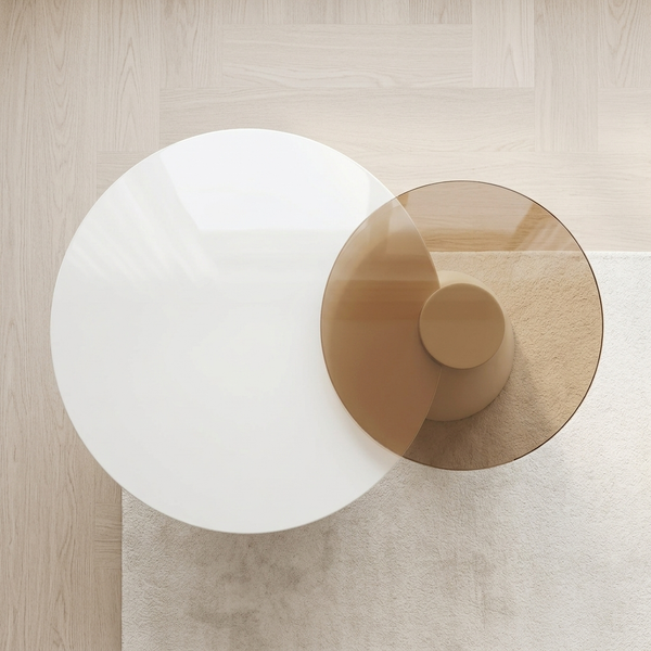 Set of 2 Round Coffee Tables
