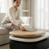Layered Rounded Coffee Table