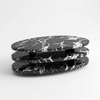 Modern Layered Marble-Look Coffee Table