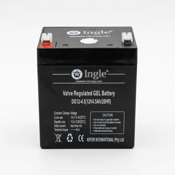 6V 4.5Ah GEL Rechargeable Battery