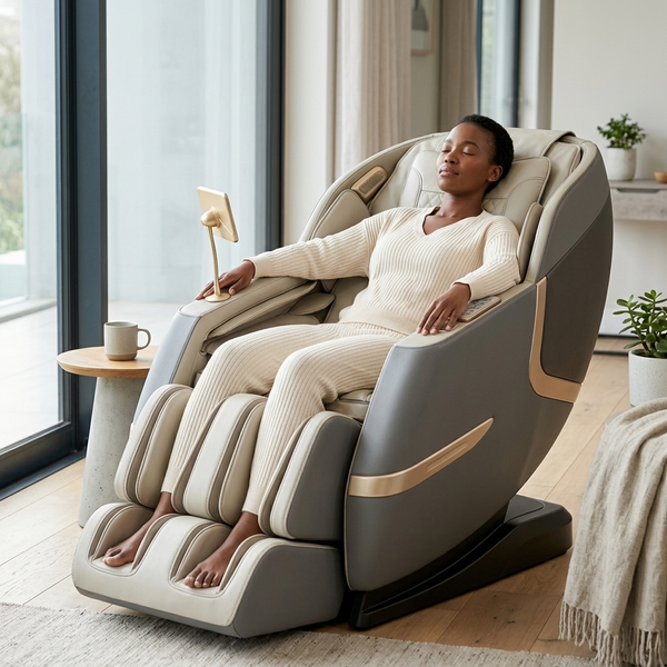 Premium Leather Full-Body Electric Massage Chair