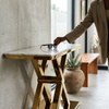 Modern Geometric Console Table