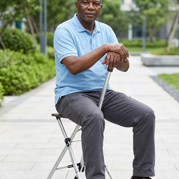 Aluminium Alloy Folding Cane Seat