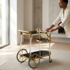 Rolling Bar Service Cart