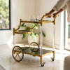 Rolling Bar Service Cart