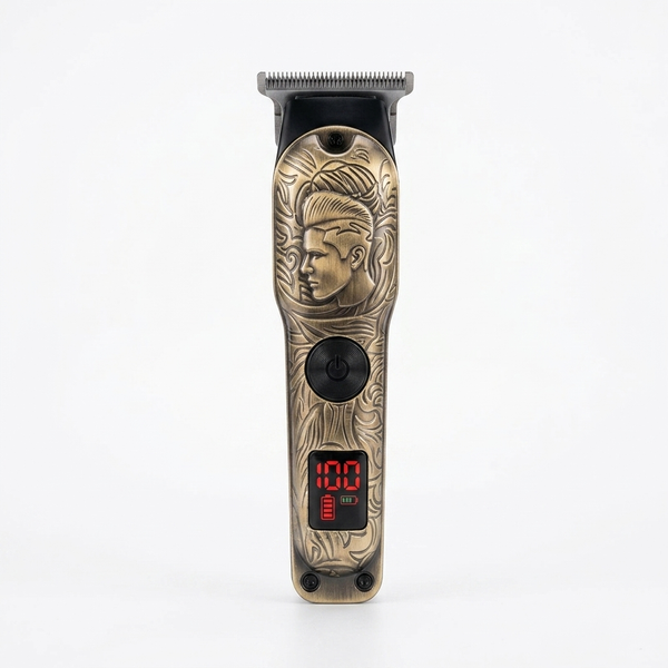 Cordless Hair Trimmer with LED Battery Display