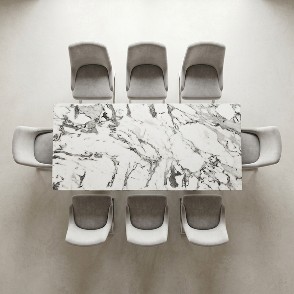 Modern Marble Dining Table Set