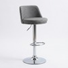 Modern Adjustable Bar Stool with Padded Seat