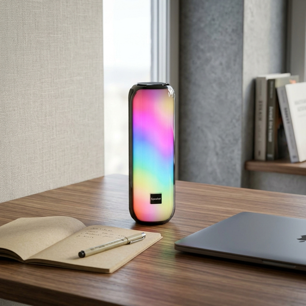 Bluetooth Speaker with Multicolour Ambient Lighting
