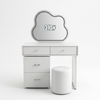 White Dressing Table with Mirror