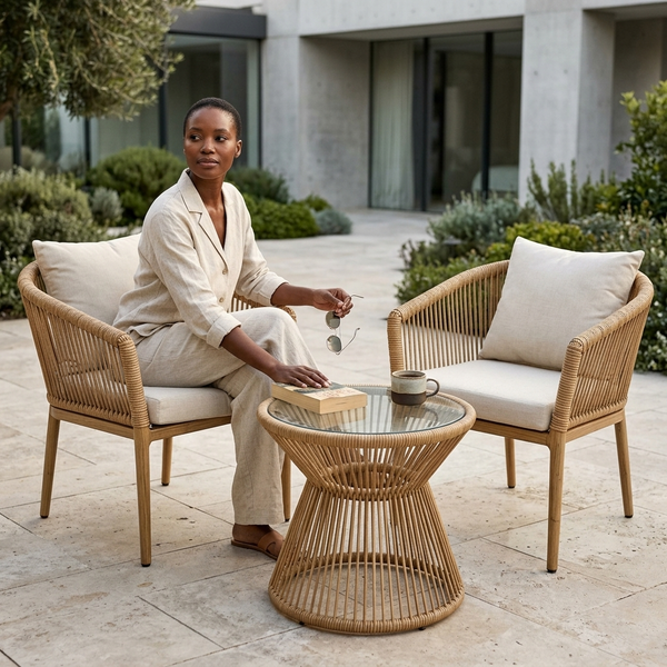 Outdoor 3-Piece Patio Seating Set