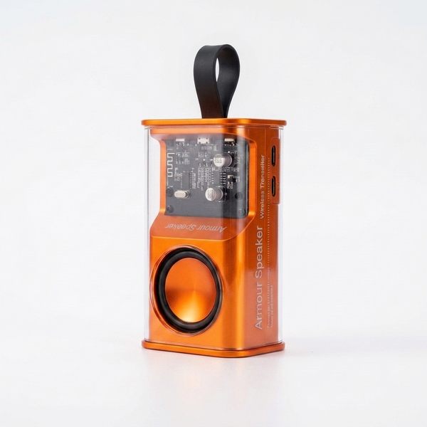 5W Wireless Speaker with Transparent Housing