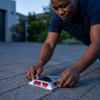 Solar LED Road Stud - Red & Green Warning Marker