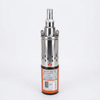 24V 50M DC Submersible Water Pump showing stainless-steel design and compact structure for efficient water pumping.