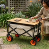 Outdoor Large Capacity Folding Wagon Truck Trolley with Tabletop