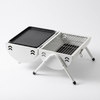 Portable Charcoal Grill Heat Source Double Sided Barbecue