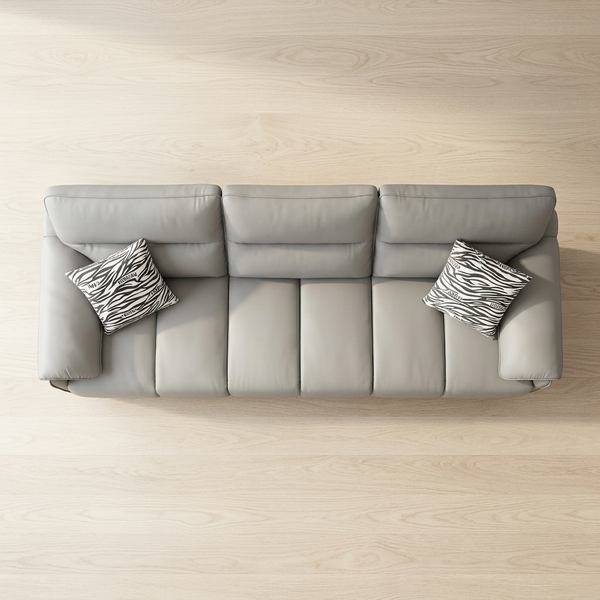3-Seater Sofa with decorative zebra print pillows, perfect for creating a comfortable living space.