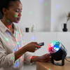 Round Multi Colour Remote Controlled Party Lamp