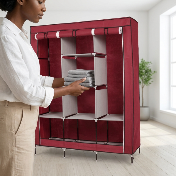 Portable Storage Wardrobe Closet