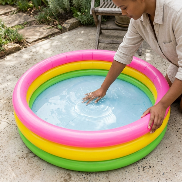 Inflatable Sunset Glow Baby Swimming Pool
