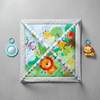 2 In 1 Baby Activity Play Gym and Removable Tent