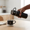 500ml Stainless Steel Vacuum Flask Gift Set with 3 Mugs