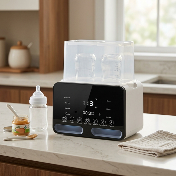Double Baby Bottle Warmer & Sterilizer