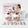 MV-362 Wearable Electric Breast Pump with two units, USB cables, straps, and user manual in a compact design.