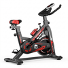 Indoor Cycling Spin Bike with Adjustable Seat designed for home workouts and smooth pedal resistance.