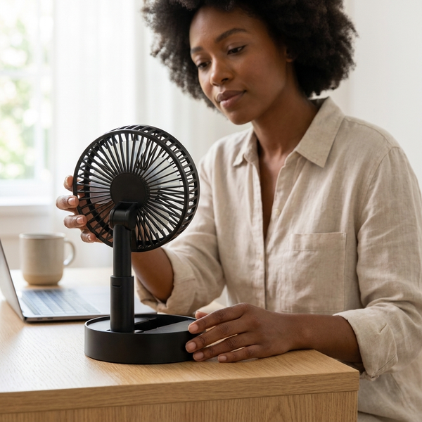 Portable And Adjustable Mini Handheld Desk Fan