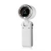 Portable Handheld Turbo Fan with Digital LED Display showing speed setting on screen.
