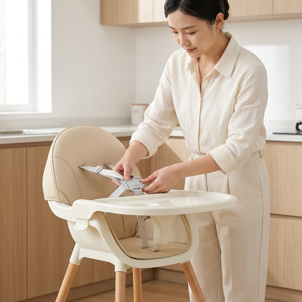 2-in-1 Baby High Chair & Booster Feeding Seat