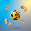 Fun Soccer-Themed Pencil Sharpener 24pcs