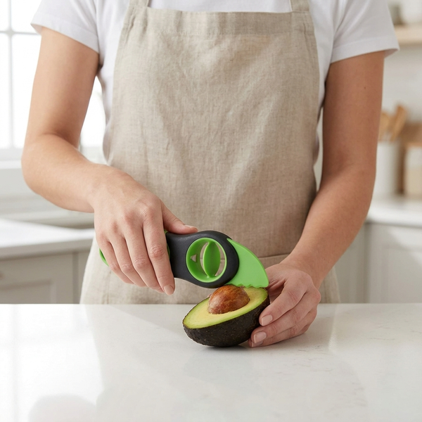 Silicone Avocado Saver Plus 3 in 1 Avocado Slicer