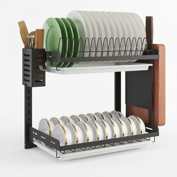 2 Storey Kitchen Storage Rack