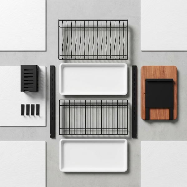 2 Storey Kitchen Storage Rack