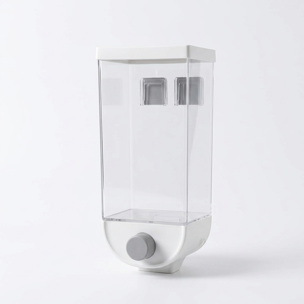 Cereal Dispenser Storage Box with Dispensing Mechanism