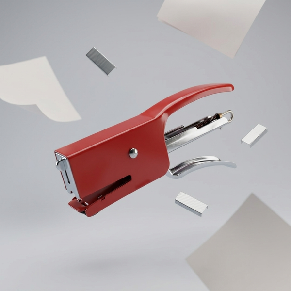 Handheld Metal Plier Stapler Office Desk Accessory