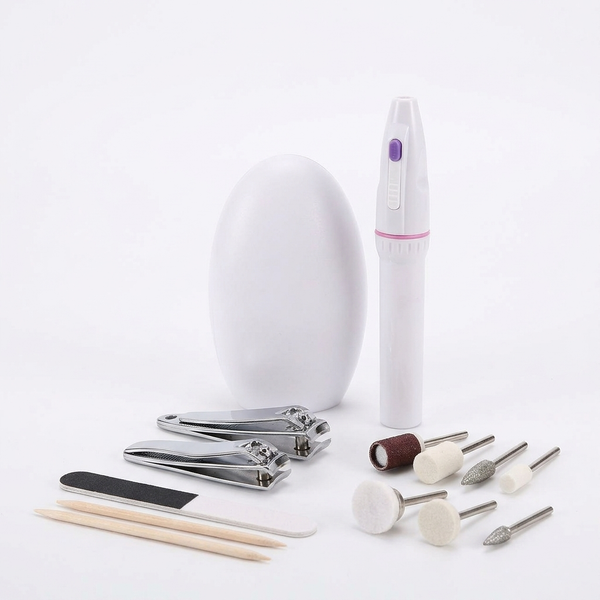 Pedi Mate Complete 12 Piece Handheld Pedicure/Manicure Set