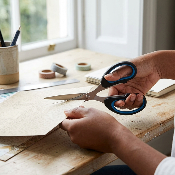 Precision Grip Craft Scissors Multi-Purpose Cutting Tool