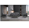 Benya Professional Leather Office Couch in modern office setting with stylish chairs and elegant decor.