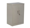 Half-Height Double Door Steel Stationery Cabinet for efficient office storage.