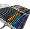 84 Piece Children Art Suitcase Stationery Set