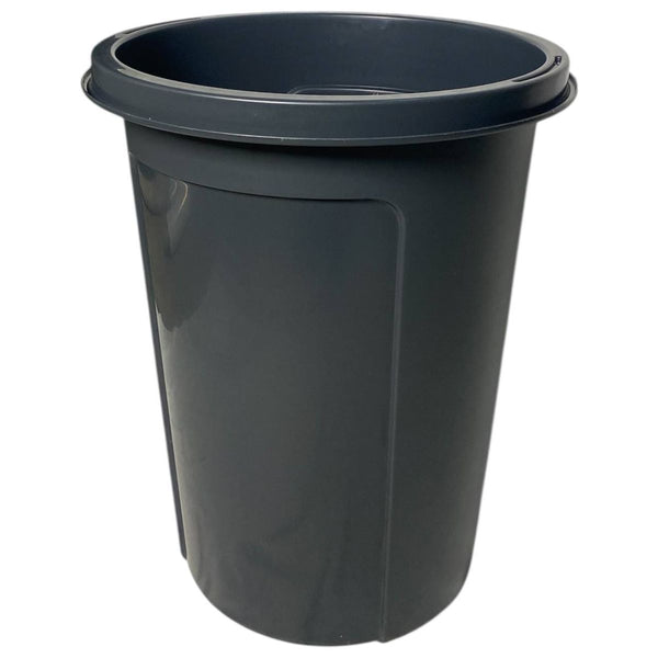 23L Heavy Duty Plastic Bin with Lid, sturdy and reliable storage container for home and workshop.