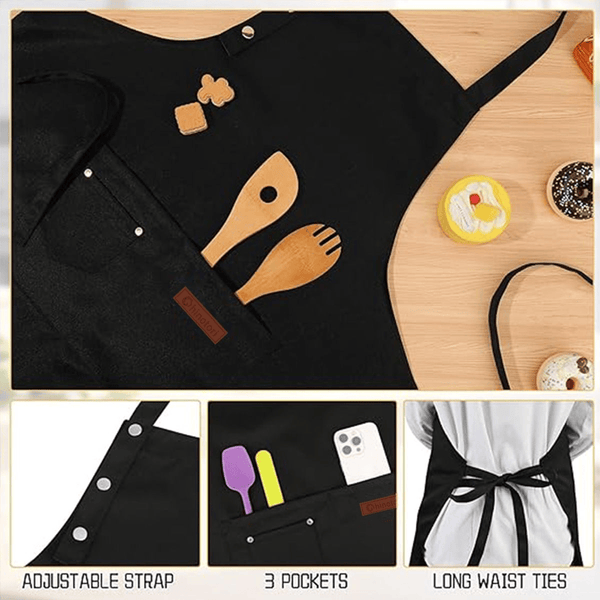 Waterproof Kitchen Apron with Pockets