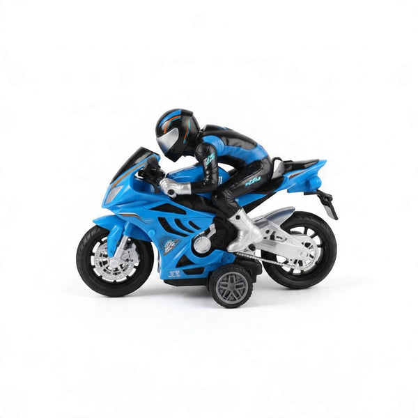 Remote Control Stunt Motorcycle Toy with Rider Figure