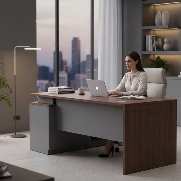 1.4m Executive L-Shape Office Desk