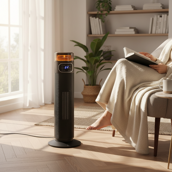 Oscillating Tower Ceramic Fan Heater