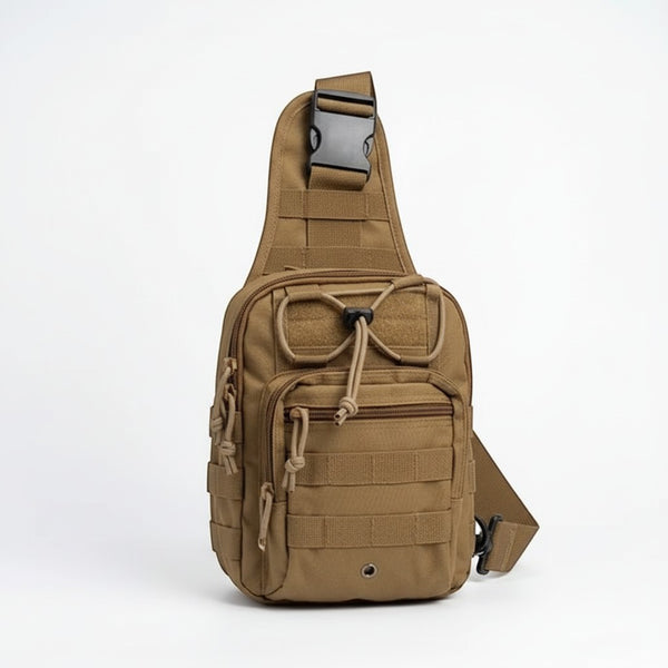 Single Strap Backpack with Multiple Storage Pockets